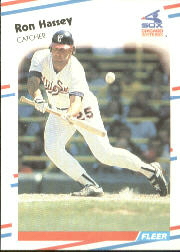 1988 Fleer Baseball Cards      399     Ron Hassey